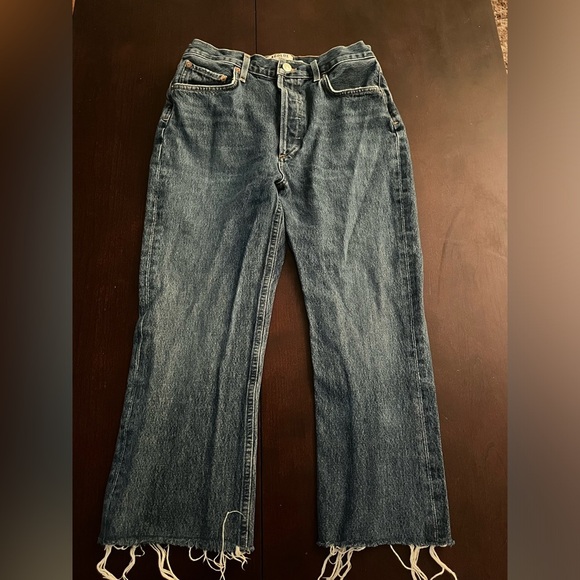 Agolde Denim - Agolde Loose Fit Cropped Jeans
